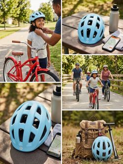 Kids Blue Bike Helmet