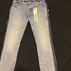 Purple jeans