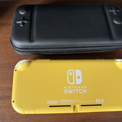 Yellow Switch Lite With Case 