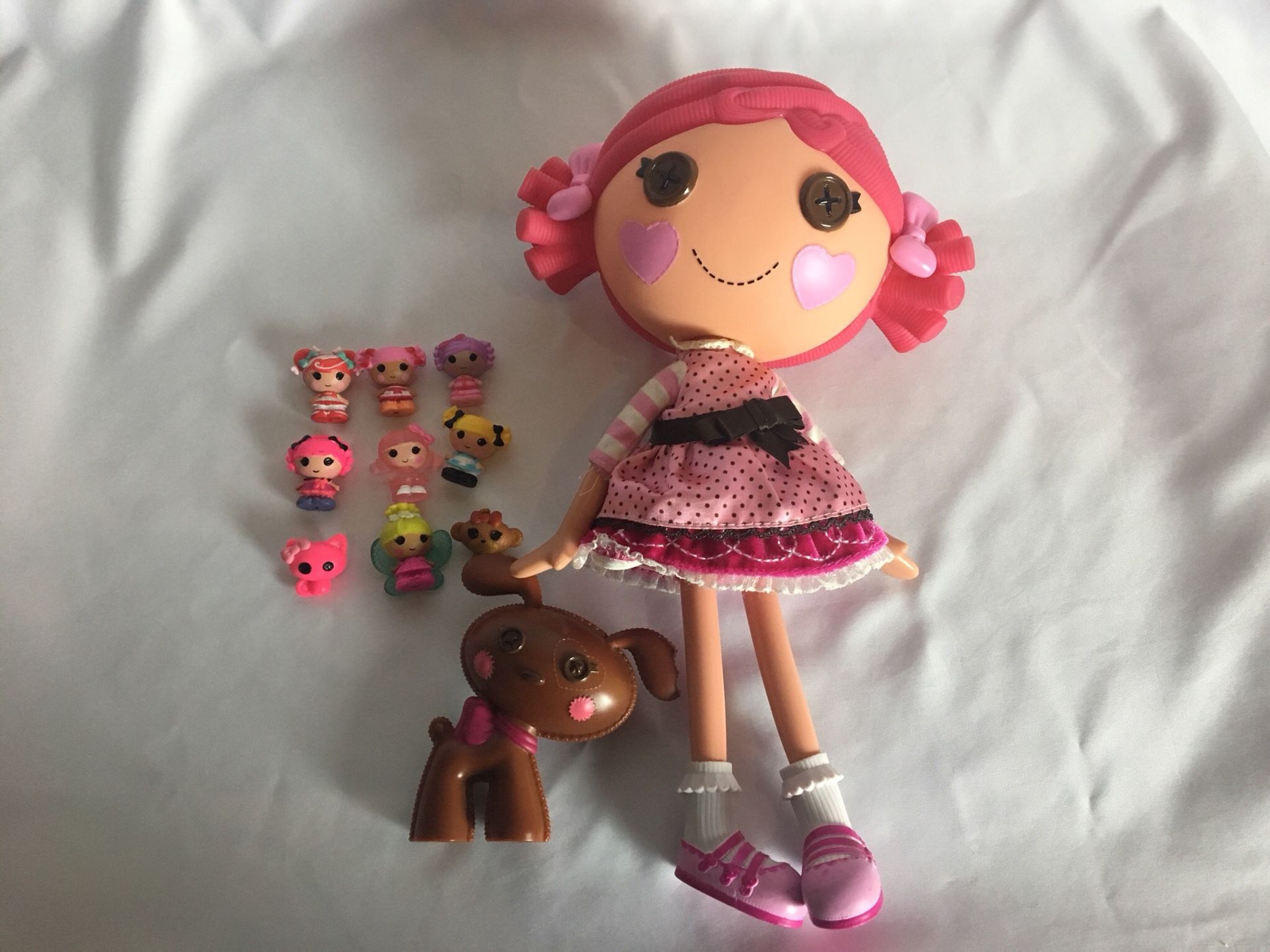 Lalaloopsy Toffee Cocoa Cuddles with Pet and 9 Mini Figures