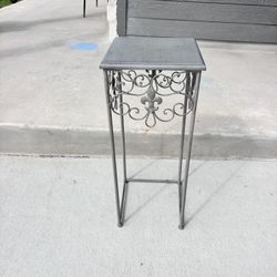 Small Grey Side Table