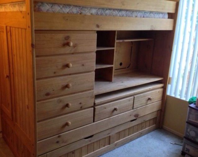 American Woodcrafters Loft Bunkbed