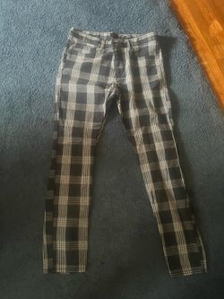 Women’s H&M Plaid Jeans Sz 31