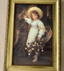 2-Gold framed print