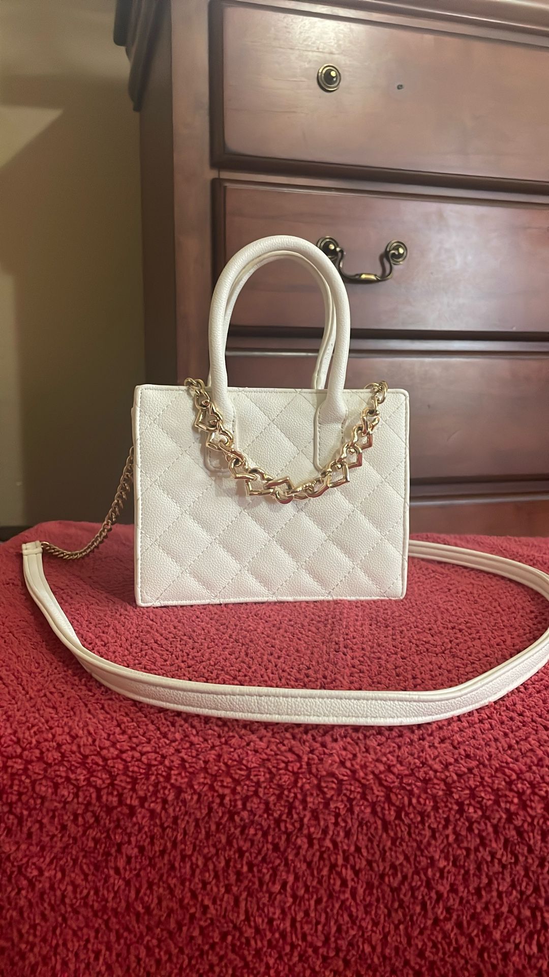 Small White Purse