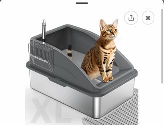 Stainless Steel Litter Box | XL