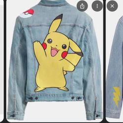 Levi’s Pikachu Jean Jacket Size XXL