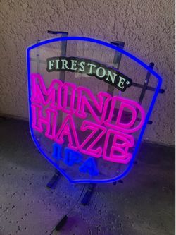 Firestone mind haze ipa neon sign in working condition