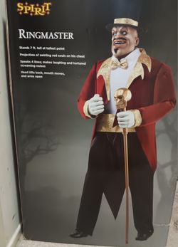 Spirit Halloween Ringmaster Animatronic