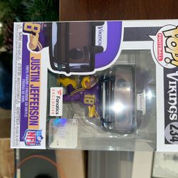 FUNKO POP FANATICS EXCLUSIVE JUSTIN JEFFERSON VINYL FIGURE 