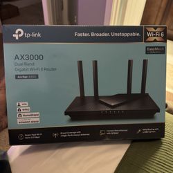 ASUS - AX3000 Dual-Band WiFi 6 Wireless Router with Life time internet Security