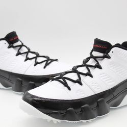 Nike Air Jordan 9 Golf Low White Black True Red Golf Shoes FJ5934-100 Men’s 11.5