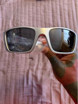 Brand New Oakley Silver Frame Fuel Cell Polarized Prizm Sunglasses with Dark Lenses