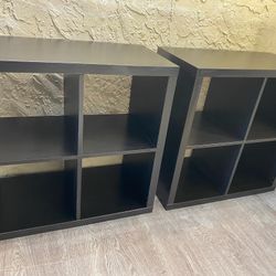 Pair Of Cube Storage Units - Four Cube Office Storage Shelf - Local Delivery Available for a Fee - See My Other Items 😀