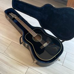 Mitchell 12 String Acoustic Electric Guitar With Deluxe Hard Case