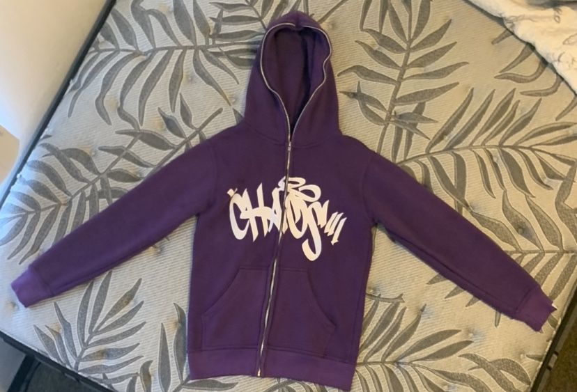 Purple Chaos Zip Up