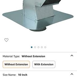 10 Inch Gooseneck Roof Top Cap Ventilation