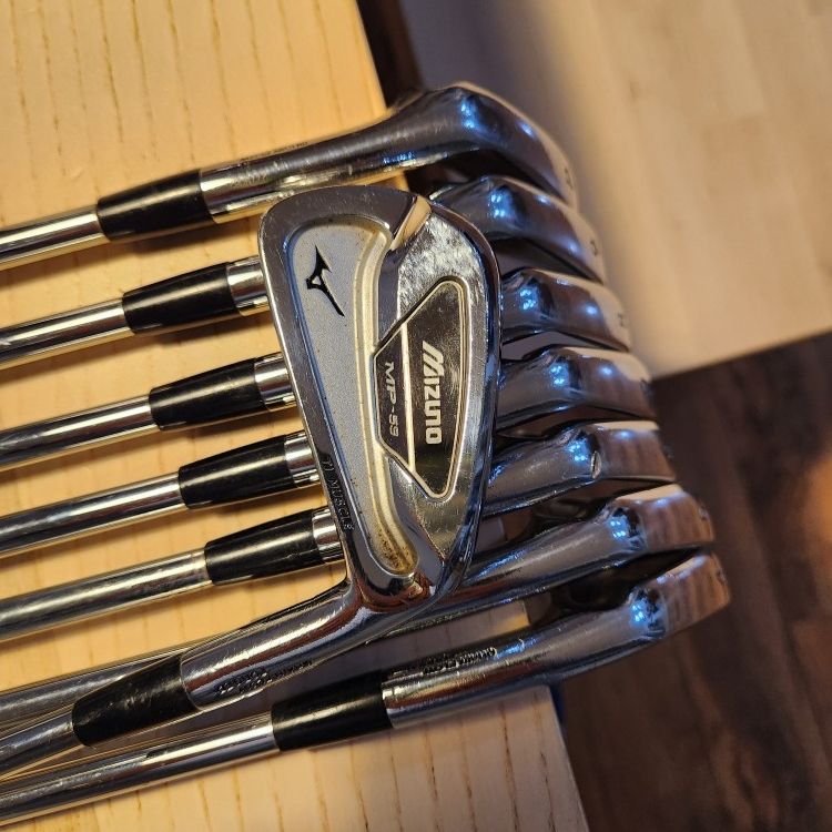 Mizuno MP59 Forged Iron set 3-p (8 clubs) matching (contact info removed) serial numbers 