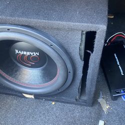 Subwoofer 12” And 2500 Watt Amp For 250