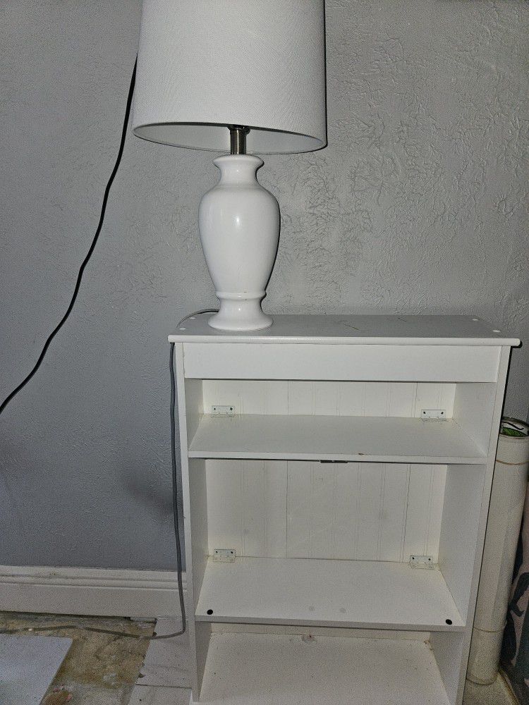 Dressers and lamp