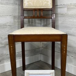 Antique Mother Of Pearl Inlay Chair 