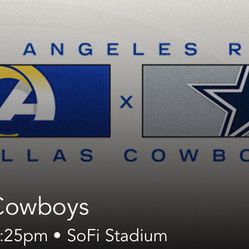 Rams vs Cowboys 