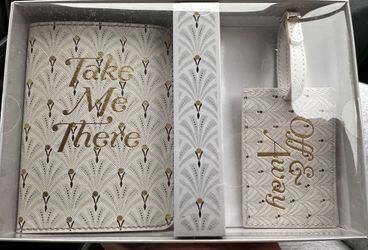 Anthropologie Passport Case And Luggage Tag