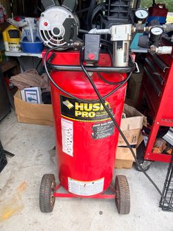 Husky Pro Cast Iron Pump Air Compressor
