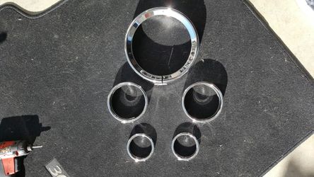 Harley Chrome "Frenched" Trim Rings