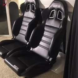 Sparco Seats R100 New, Reclinable for Sale in Rancho Cucamonga, CA - OfferUp