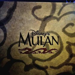 1999 Disney Store Exclusive Lithograph MULAN