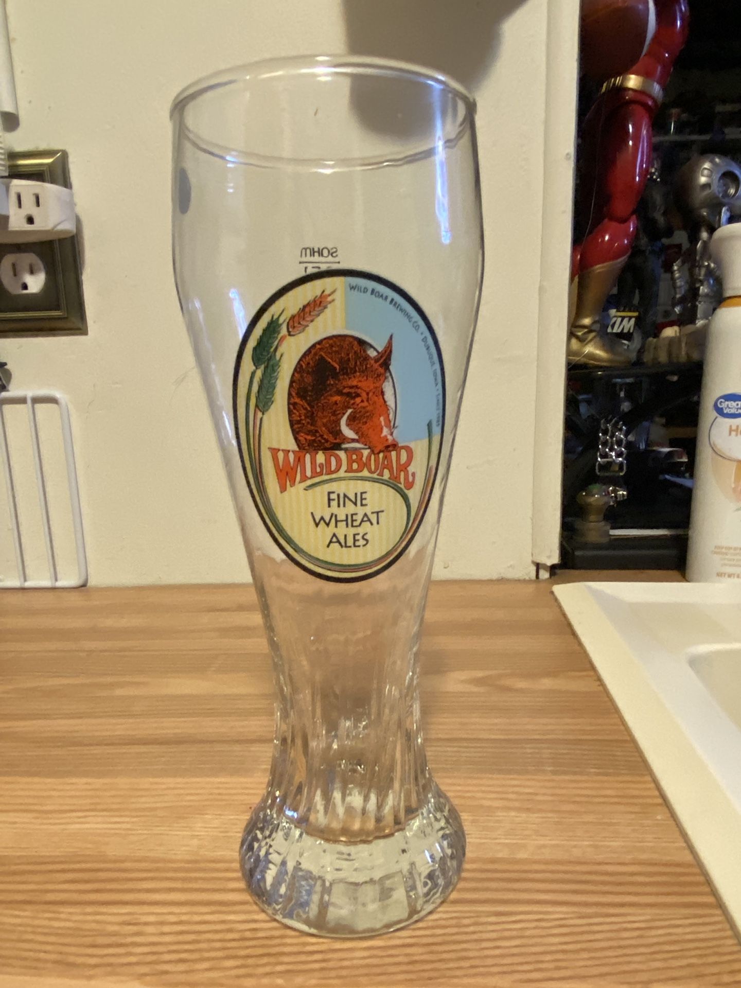 Wild Boar Fine Wheat Ales,  One large tapered pilsne
