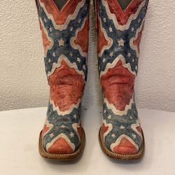Corral Vintage Cowboy Boots Ladies Size 7 