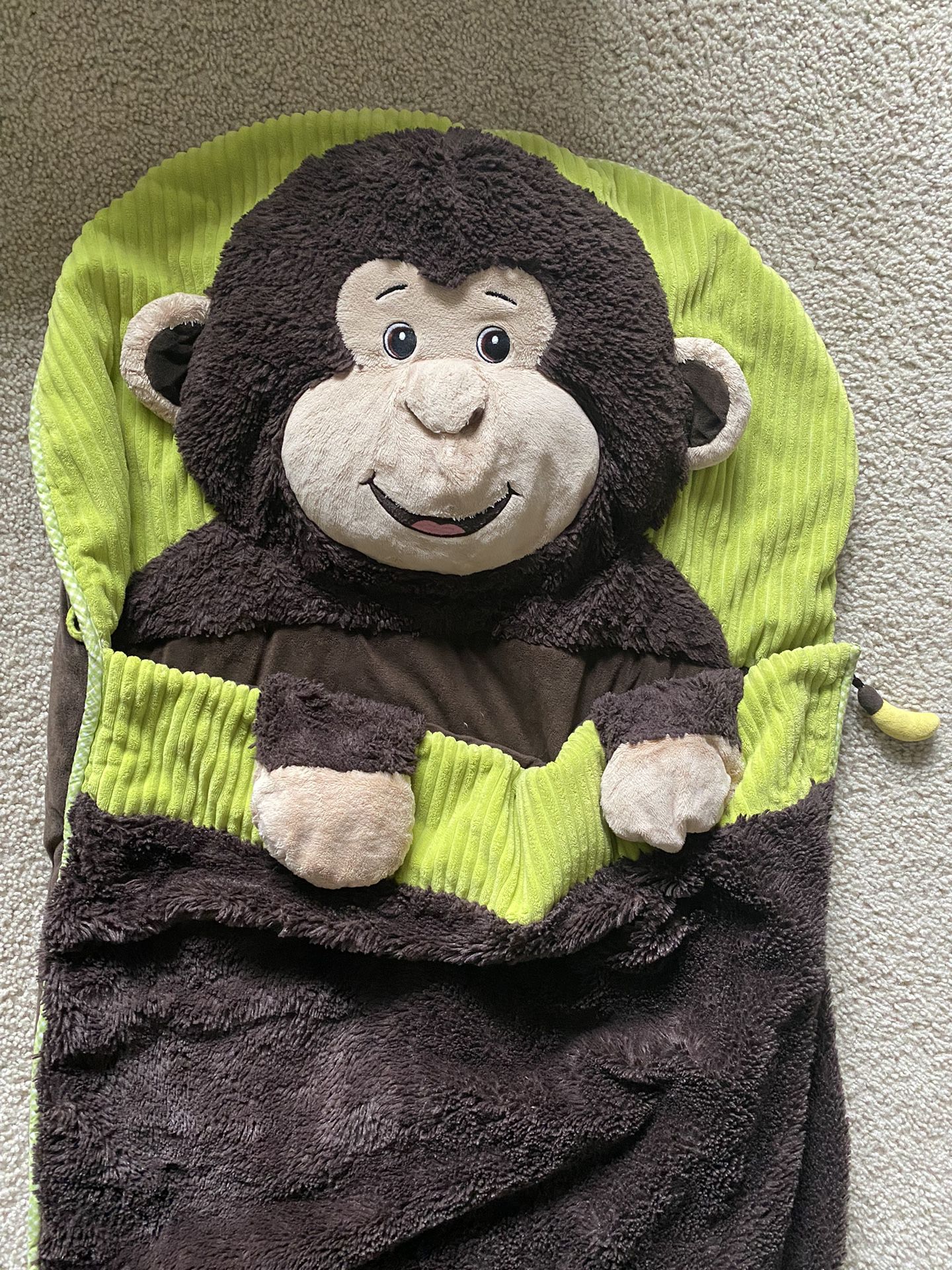Kids Monkey Sleeping Bag