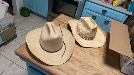 2 quality size 7.5 cowboy hats