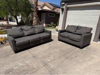 Two pieces of couches