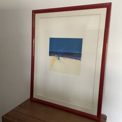 Douglas Galloway Abstract Coastal Art Large Framed Canvas (first in series)