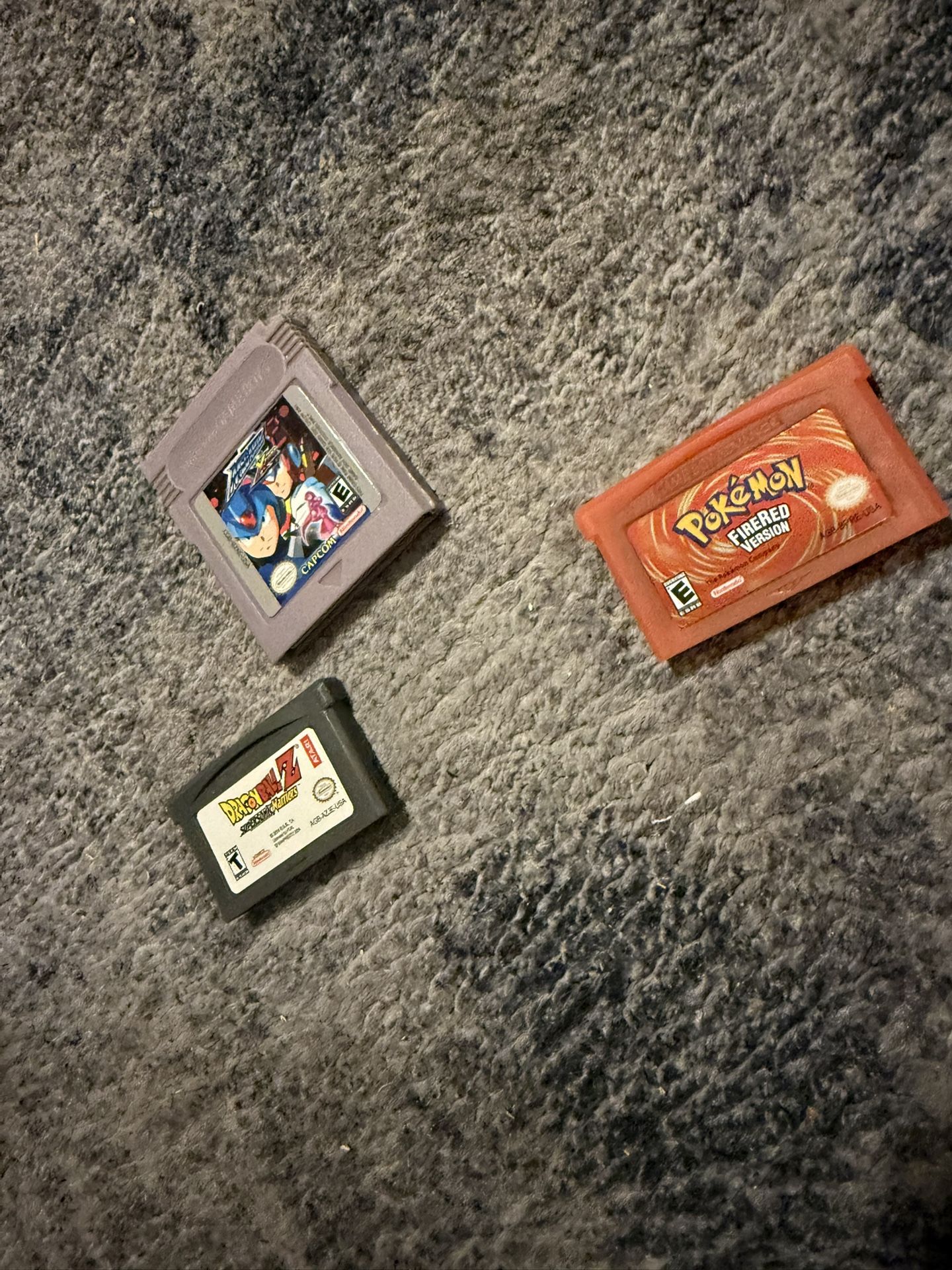 Gameboy GBA Nintendo Games Game Pokémon , Dragon Ball , Mega Man