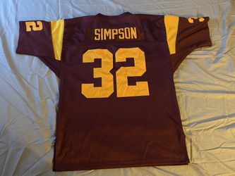 Michell And Ness Throwback OJ Simpson Usc 32 Jersey for Sale in