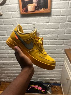 Off white yellow Air Force ones(not really firm on price)