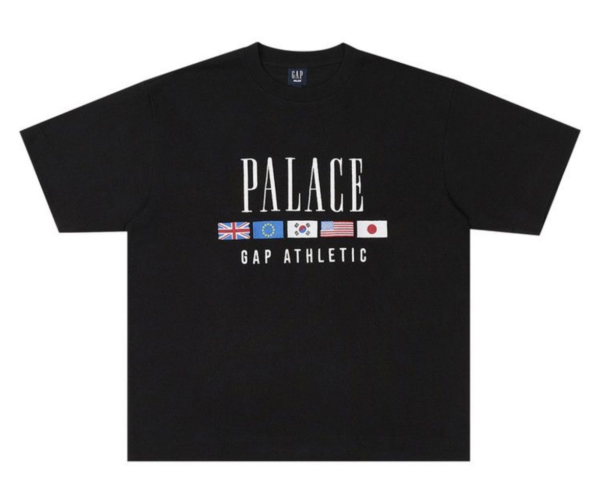 Palace x GAP Heavy Jersey Shirt Black Size XS