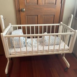 Baby Cradle White