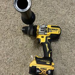Dewalt Hammer Drill 3speed With Battery 5.0