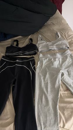 Grey and black alo sets