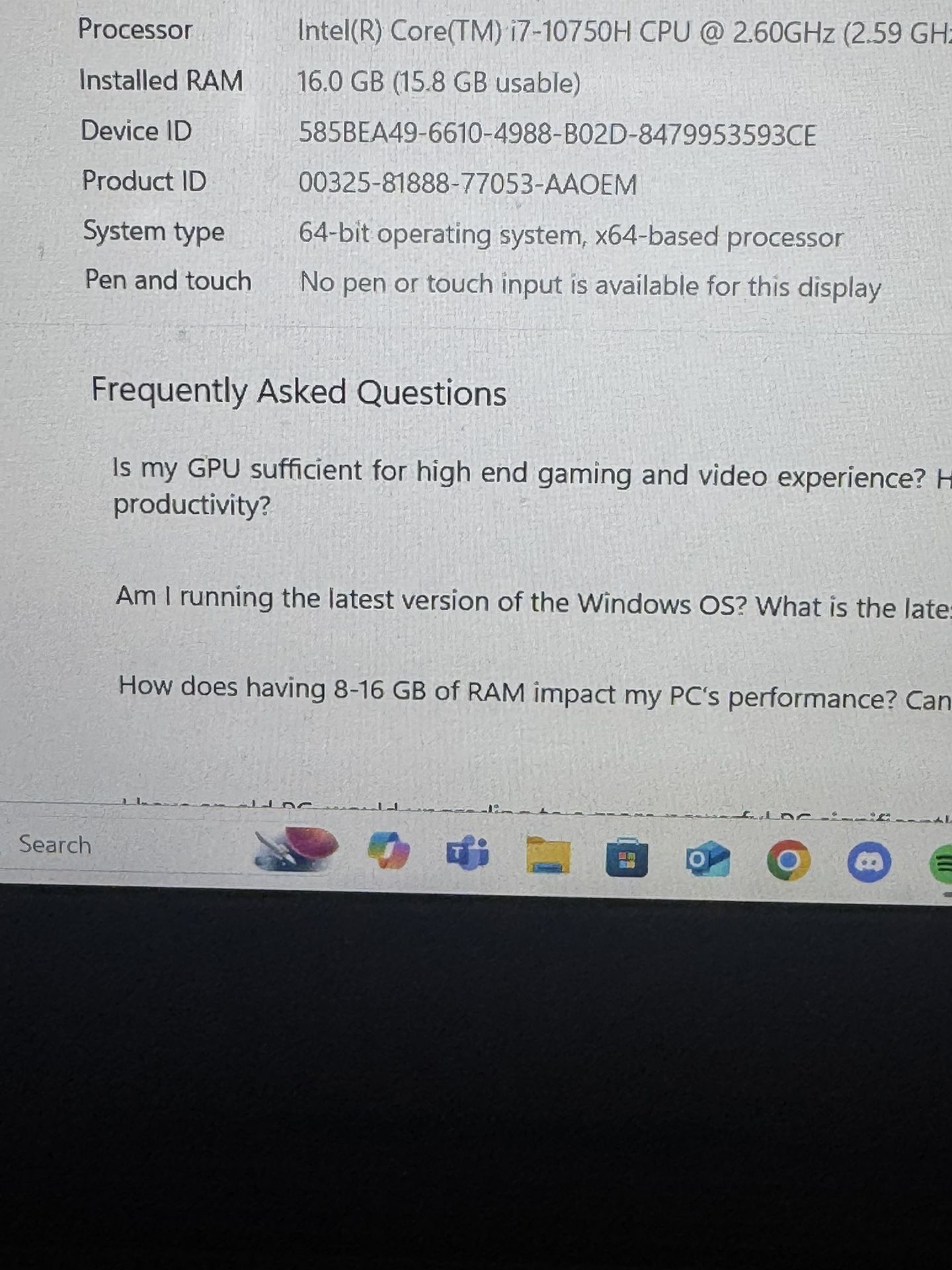 Gaming Laptop