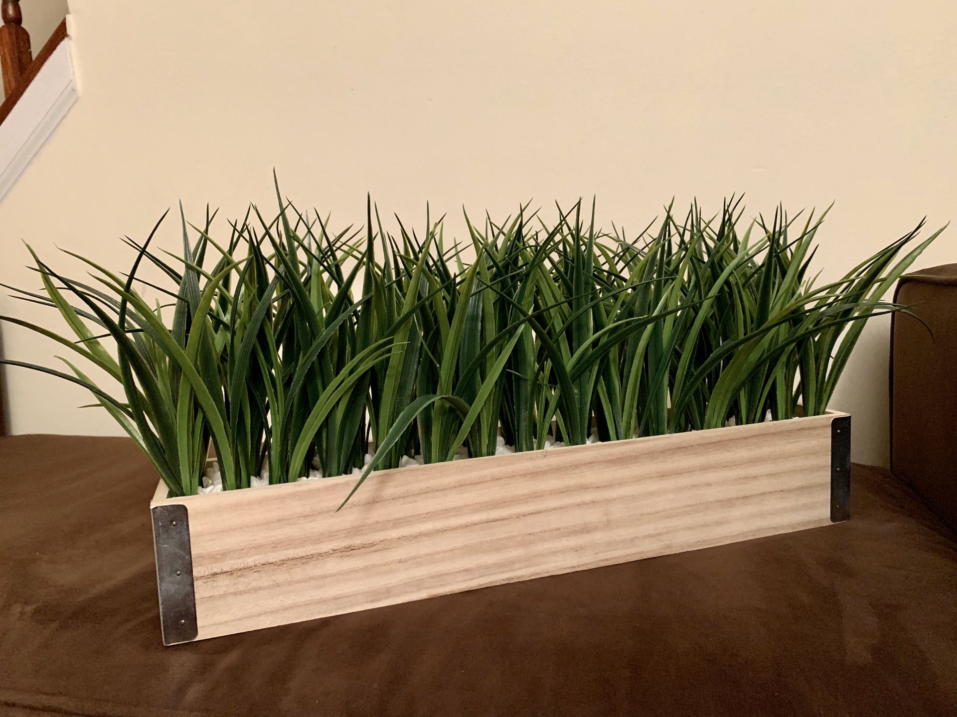 Artificial Plant Decoration (Wood Box)
