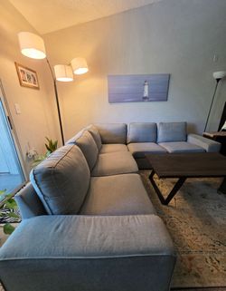 L shaped 5 seater sofa