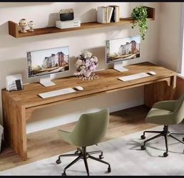 Wooden 2 person desk