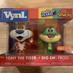 OR BEST OFFER - Funko Vynl. Tony The Tiger + Dig Em’ Frog