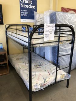 Bunk Bed with Mattresses